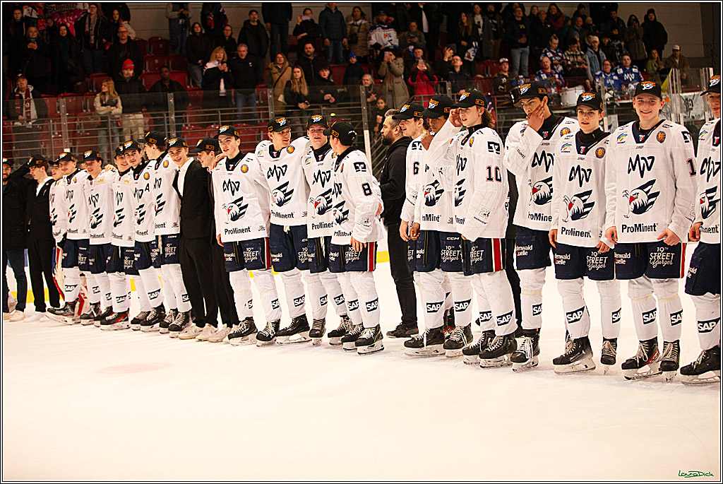 4. Finale Spiel U17 Koelner Junghaie- Jungadler Mannheim; Koeln, 21.04.2024
